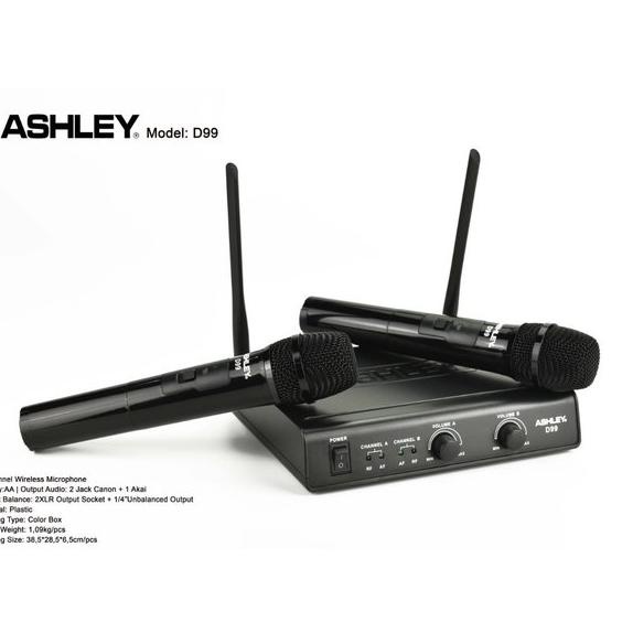 Mic Wireless Ashley D99 Original Ashley D 99