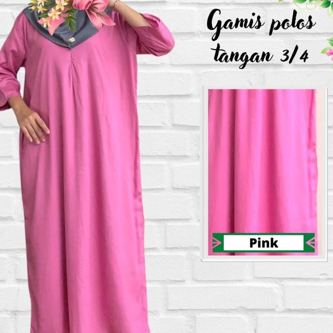 New Daster Gamis Jumbo Lengan Panjang Busui Rayon Premium/Longdress Muslim Original