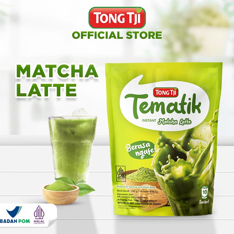 

4.4 BRANDS FESTIVAL Tong Tji Tematik Matcha Latte Instant Pouch
