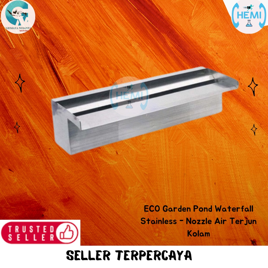 Garden Pond Waterfall Stainless - Nozzle Air Terjun Kolam