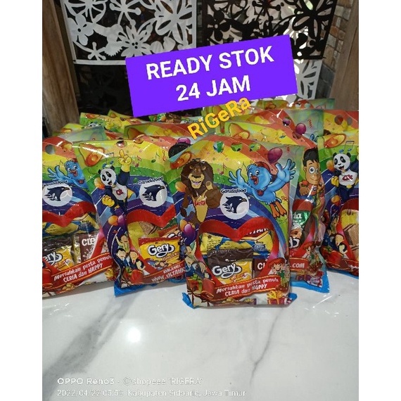 

6.6 Terlaris paket KILAT ulang tahun plastik ukuran sedang (LKS) + SUSU/snack ultah murah / ulang tahun anak / Souvenir ultah/Garuda food