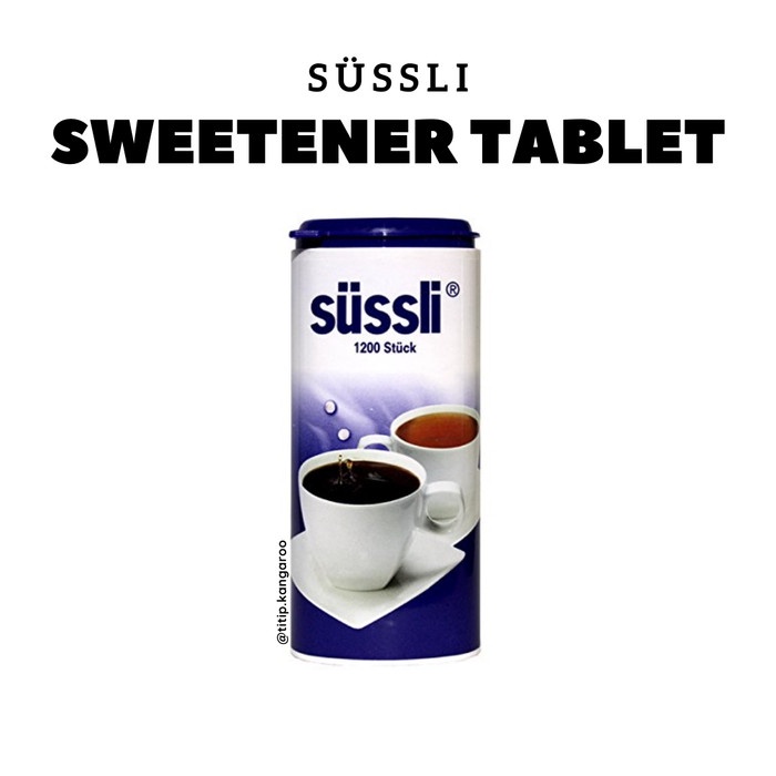 

Sssli Sussli Suessli German Sweetener Gula Tablets 1200pcs