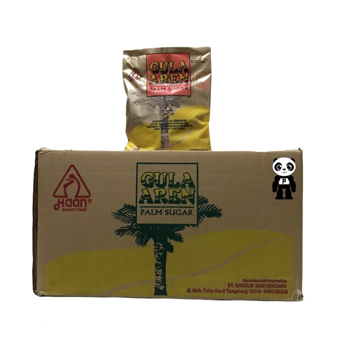

Haan Gula Aren Bubuk 1 Karton Isi 40 Bungkus x 250g Palm Sugar