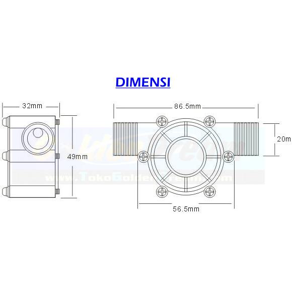 Plta 12 V Pembangkit Listrik Tenaga Air Generator Hydroelectric Turbin