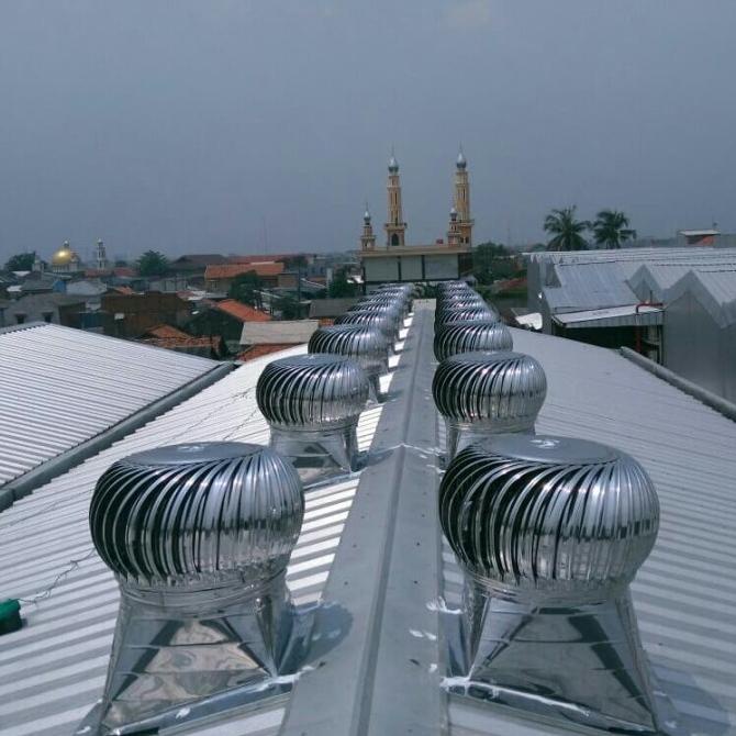 Turbin Ventilator Cyclone 18" Stainless Steel