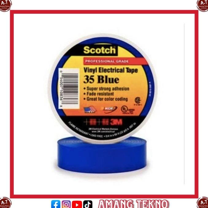 

3M ISOLASI LISTRIK SCOTCH 35 VINYL ELECTRICAL TAPE ORI - Hijau