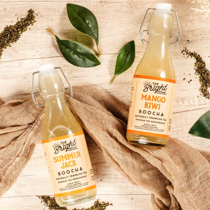 

Paket Kombucha 2 Botol 250 ML Nangka + Mangga - The Bright Brewers