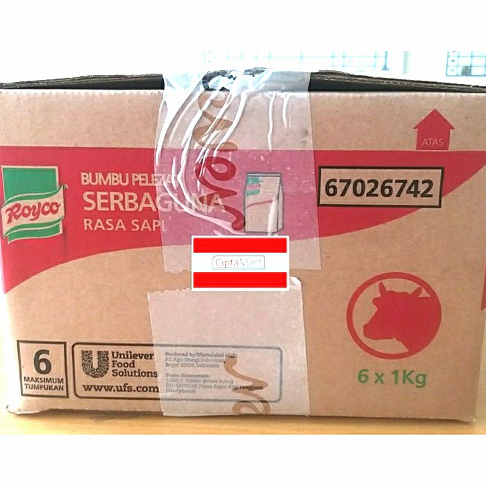 

Royco Sapi Bumbu Pelezat Serbaguna 6 x 1kg (1dus)