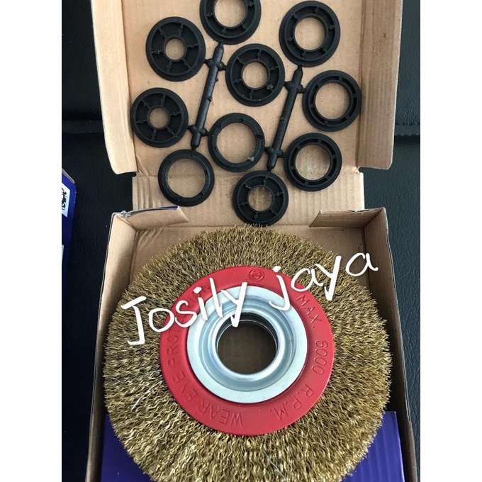 ___] Sikat Piring Gerinda 6inch Wire Brush