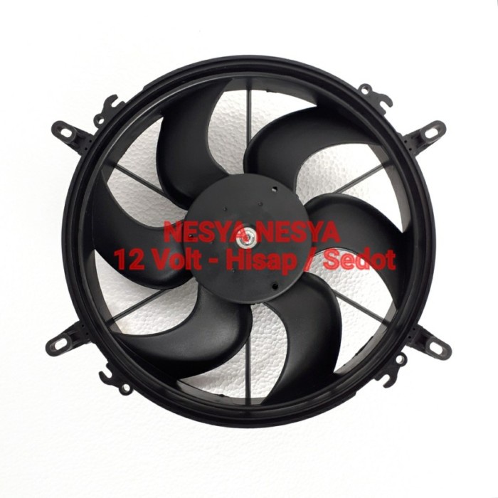 kipas motor extra fan kondensor ac mobil bis, bus, elf, 12v - 12 volt best