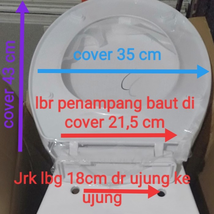 Tutup Closet duduk OULU 633/433