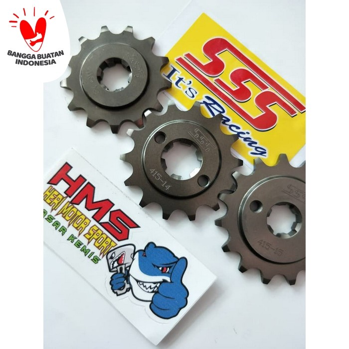 GIR/GEAR DEPAN 415 SSS SMASH,SUPRA X,KHARISMA,SUPRA X 125,GRAND,BLADE ORIGINAL BEST QUALITY