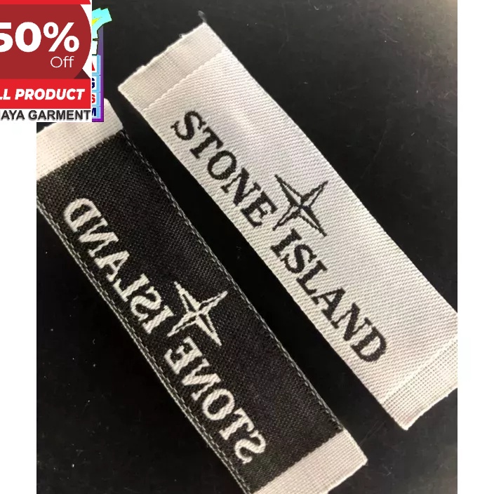 

JHFM1566 READY STOK STONE ISLAND MAIN SLIP LABEL WOVEN SUPER PREMIUM CO 1X DIKIRIM 12PCS