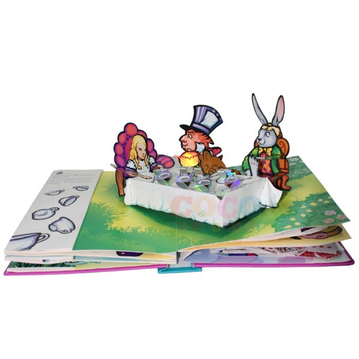 MUST HAVE POP UP 3D BOARD BOOK ALICE'S ADVENTURES IN WONDERLAND BUKU ANAK TERMURAH