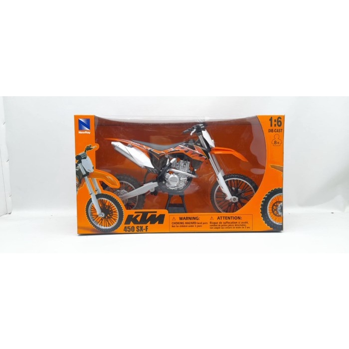 MUST HAVE NEWRAY TRAIL KTM 450 SX F 2014 DIECAST MOTOR TRAIL KTM 1/6 TERMURAH