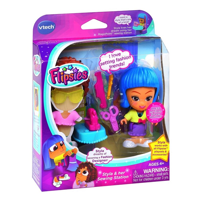 MUST HAVE VTECH - FLIPSIES - STYLA & HER SEWING STATION / 80-172603 TERLARIS