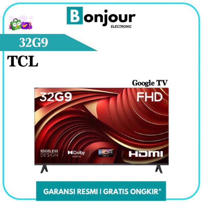 Tv Tcl 32G9 32 Inch Google Tv 32 Inch Full Hd Tcl G9 Hdr10 Fhd [Ori]