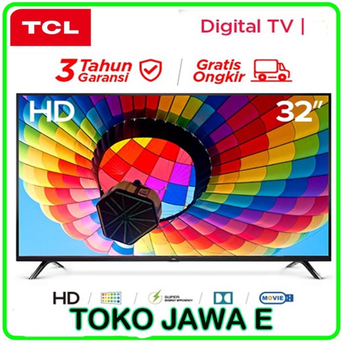 Led Tv 32 Inch Tcl 32D3000 Digital Tv
