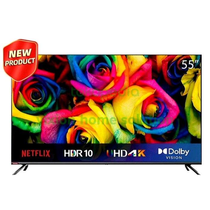 Changhong U55H7 Bezelless Led Tv 55 Inch Digital Smart Android 4K Uhd
