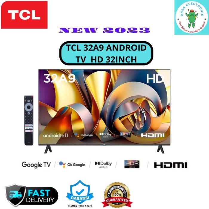 Tcl 32A9 32Inch Smart Android Tv Hd Android 11