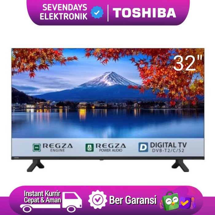 Tv Toshiba 32" Inch 32S25Kp Digital Tv Hd Regza