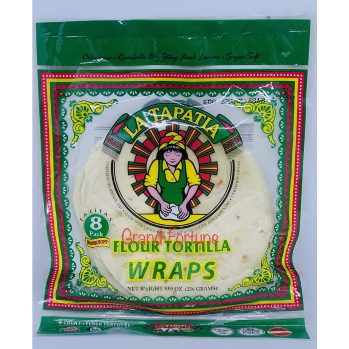 

LA TAPATIA TORTILA WRAPS 6 FAJITAS 256GR SALAD WRAP