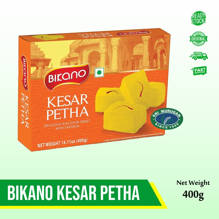 

BIKANO KESAR PETHA 400 GM