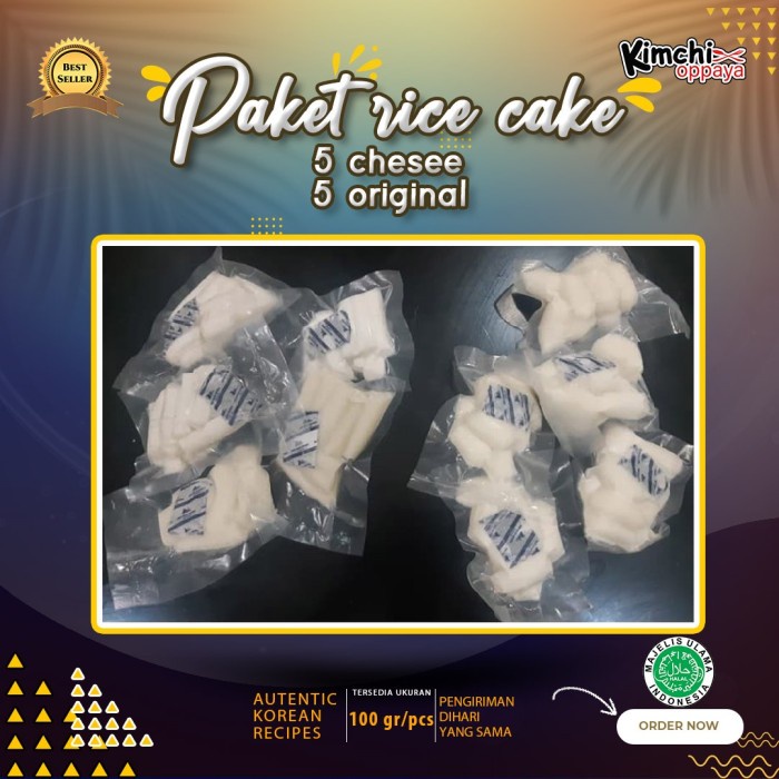

10 PACK RICECAKE TTEOK TOPPOKI TOPOKI TTEBOKKI TUE 5 KEJU 5 ORIGINAL