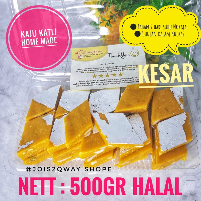 

KESAR KAJU KATLI HOME MADE