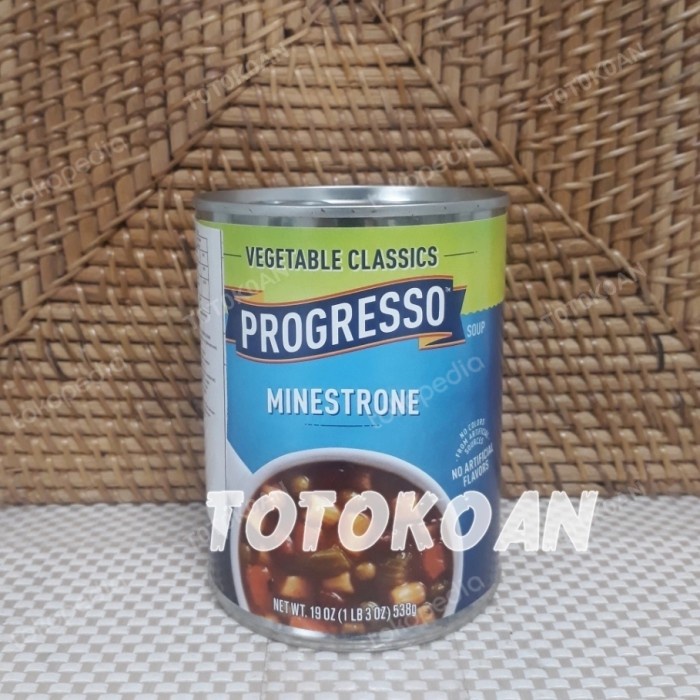 

PROGRESSO VEGETABLE CLASSIC MINESTRONE SOUP 538 GR