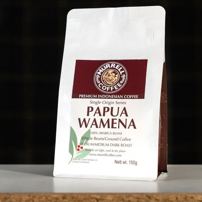 

Papua Wamena Kopi Arabica Premium BUBUK / BIJI Murni MURRELL COFFEE