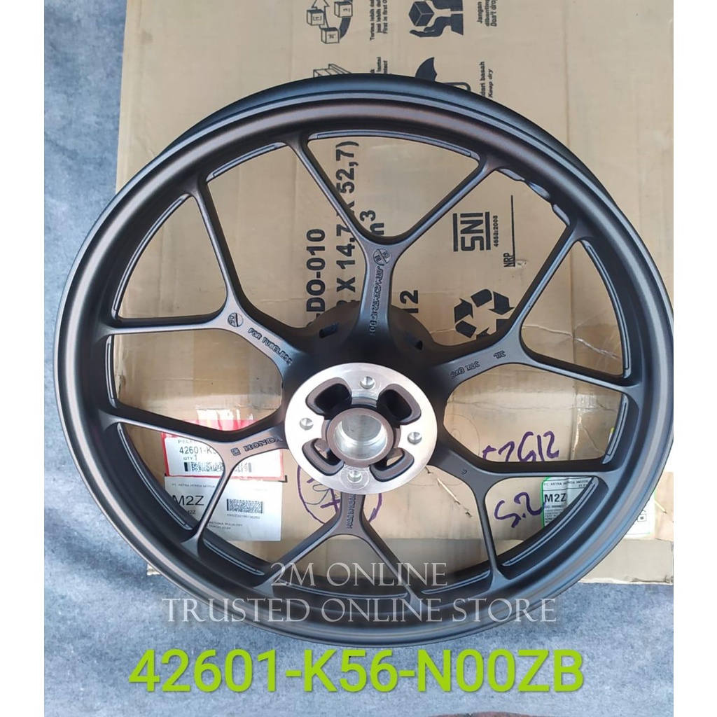 Velg Cw Sonic 150R Belakang Gray Ori Ahm 42601-K56-N00Zb