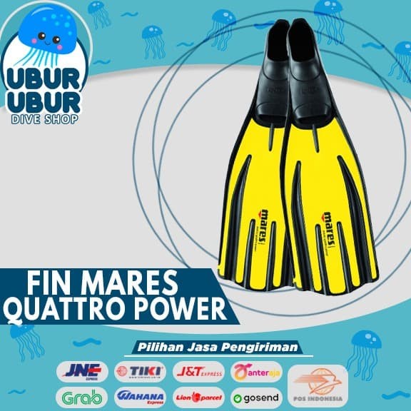Fin Full Foot Mares AVANTI QUATTRO POWER - Fin Snorkeling/Diving