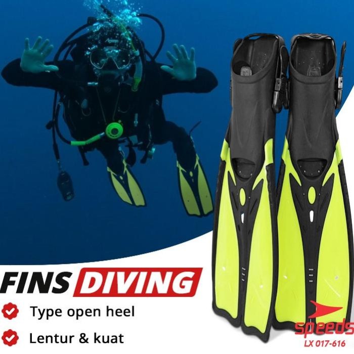 SPEEDS Kaki Katak Sepatu Katak Kodok Fins Fin Renang Selam Alat