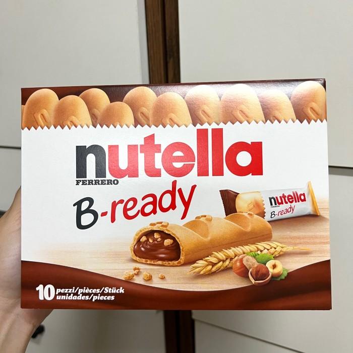 

NUTELLA B-ready Isi 10 Pcs Ferrero Bready 220 Gram Best Seller