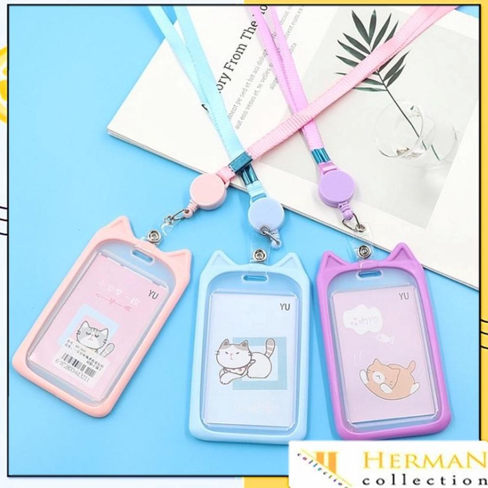 

Terbaru Hc Name Tag Lanyard Gantungan Kartu Motif Kucing Akses Mrt Busway E-Money Flazz Brizi Bentuk Karakter Warna Pastel Lanyart Card Holder Id Card