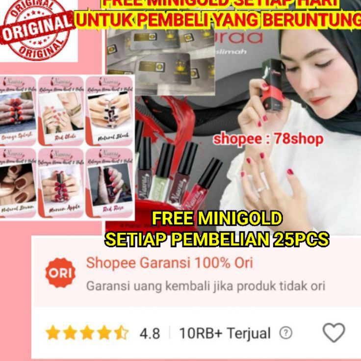 ➯⁂✯ BPOM ✓ READY WARNA LENGKAP ✓ GROSIR ✓ KUTEK NAURA ORIGINAL - NAURAA KUTEK MUSLIMAH NAURA HENA NA