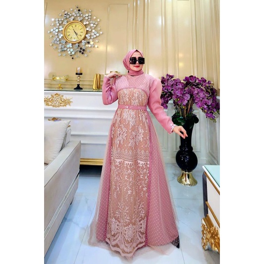 GAMIS WANITA DAVINA SET DRESS