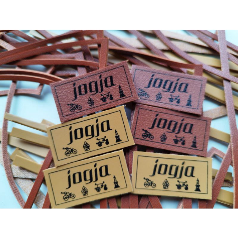 

label kulit sintetis /label baju/label jaket/label tas/label jeans