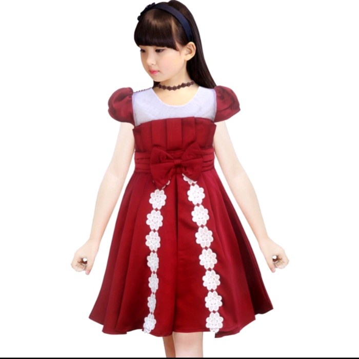 Dress Merah Putih Size 4-10T, Baju Merah Putih, Dress Code Merah Putih