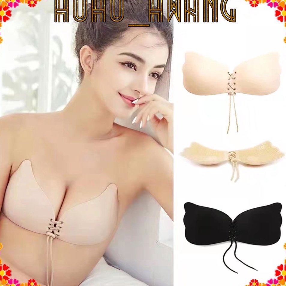 ➹→❆❂ HOHO_HWANG (B-141) Bra Tempel WINGS BRA Push Up Angel BH Tempel Party Backless Bra