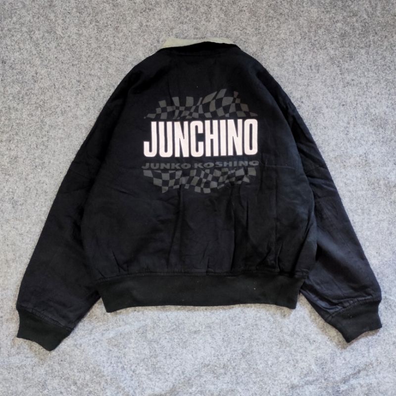 JACKET BOMBER JUNCHINO JUNKO KOSHINO VINTAGE THRIFT/SECOND