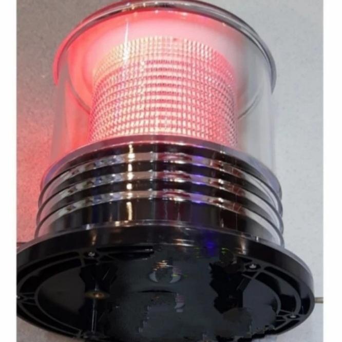 Lampu Rotary Solar Tenaga Surya - Merah