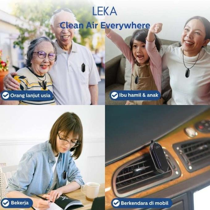 Leka Ap7212 Mini Ionizer - Portable Ion Negatif Kalung Air Purifier Ok