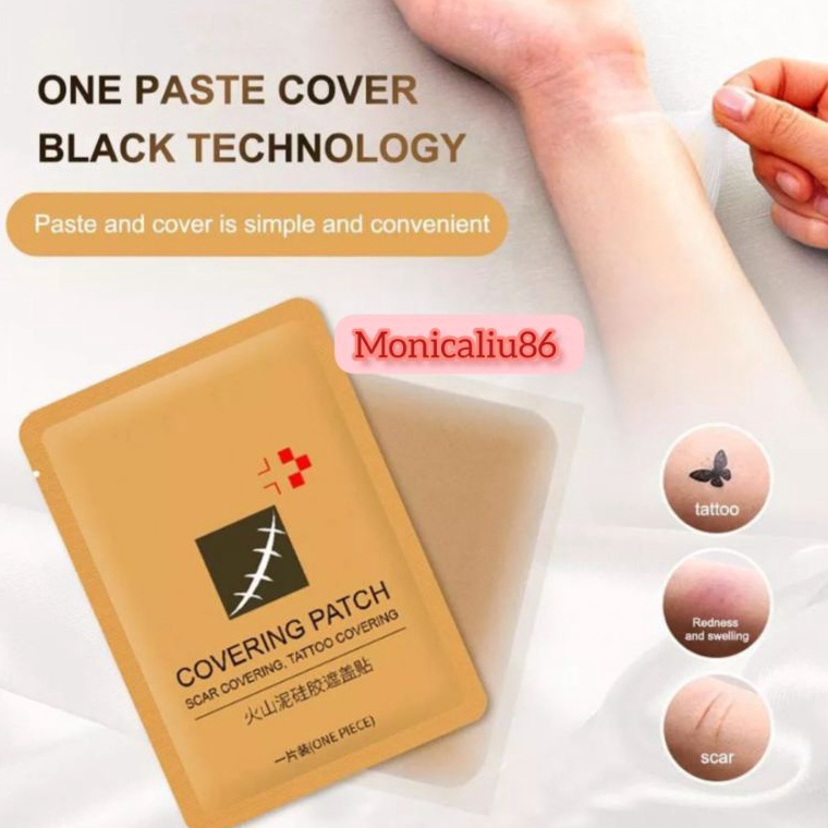 MURAH BANGET BISA COD PATCH CONCEALER / COVERING PATCH / KOYO KULIT PALSU PENUTUP BEKAS LUKA TATO KE