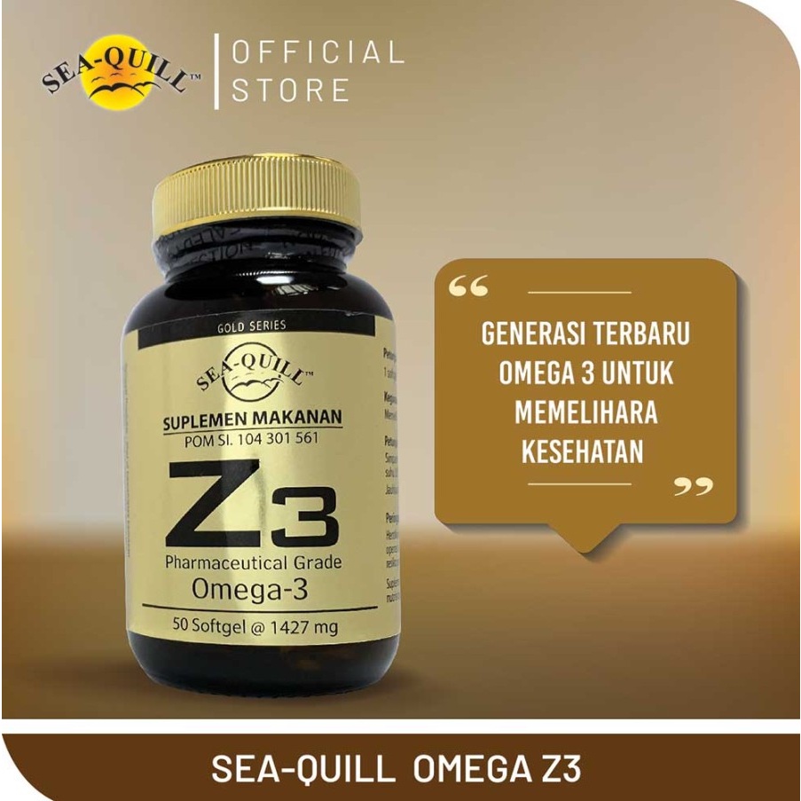Sea-Quill Z3 Omega 3 50S / Sea Quill / Seaquill / Vitamin Kolesterol / Ciyee