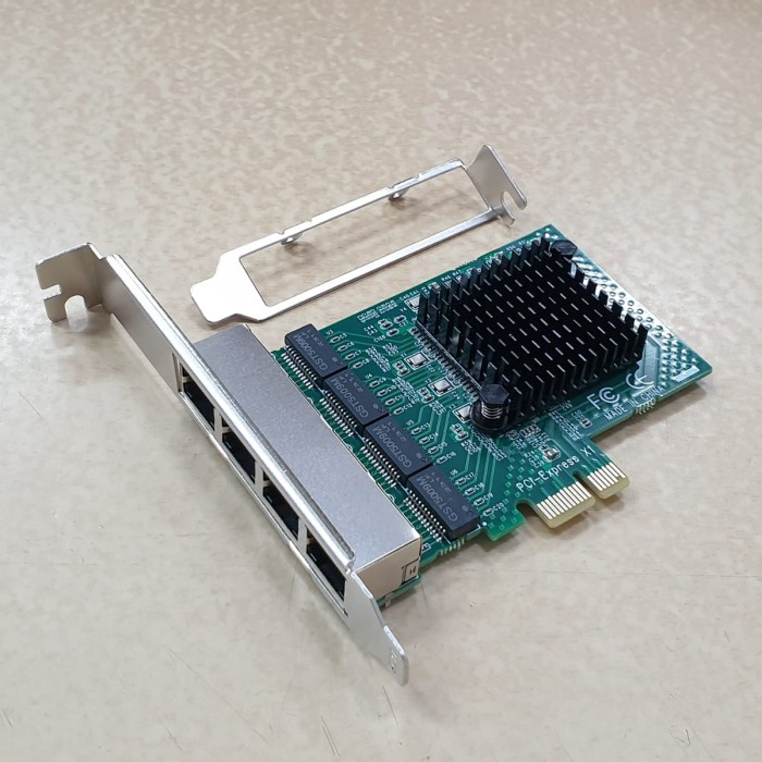 Terlaris Pci Express Gigabit Lan 4 Port Netline Lan Card Pcie Gigabit 4 Ports