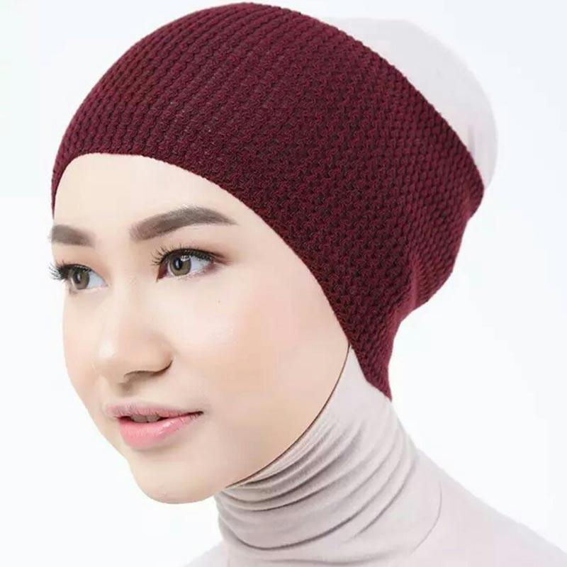 BERGO ANAK JERSEY BERGO MARYAM ANAK KHIMAR INSTANT ANAK DIAMOND KHIMAR TALI PREMIUM QUALITY-CIPUT RAJUT MAROON