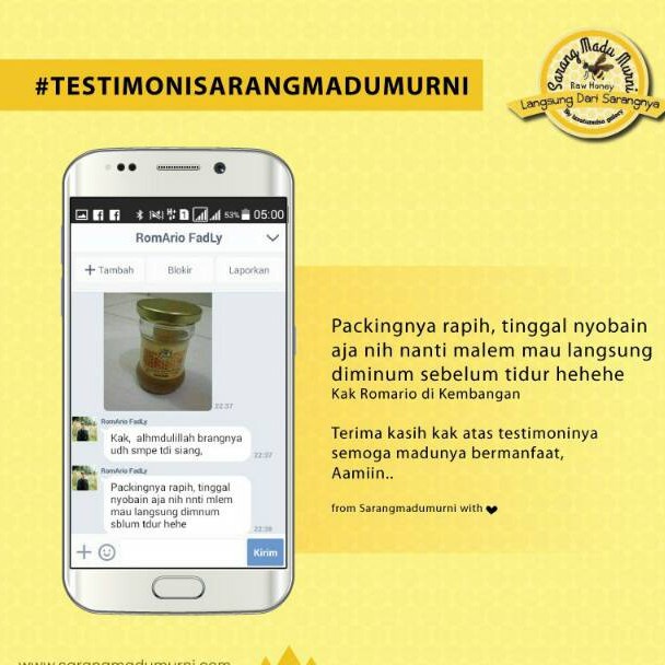 

TERLARIS Madu Murni Melifera 150ml