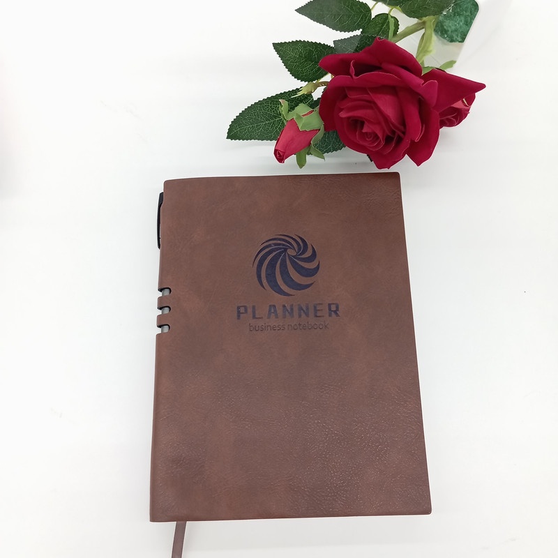 

Notebook Spiral B5 PU Leather/Buku Catatan Jurnal Cover Kulit/Buku Catatan Agenda Premium